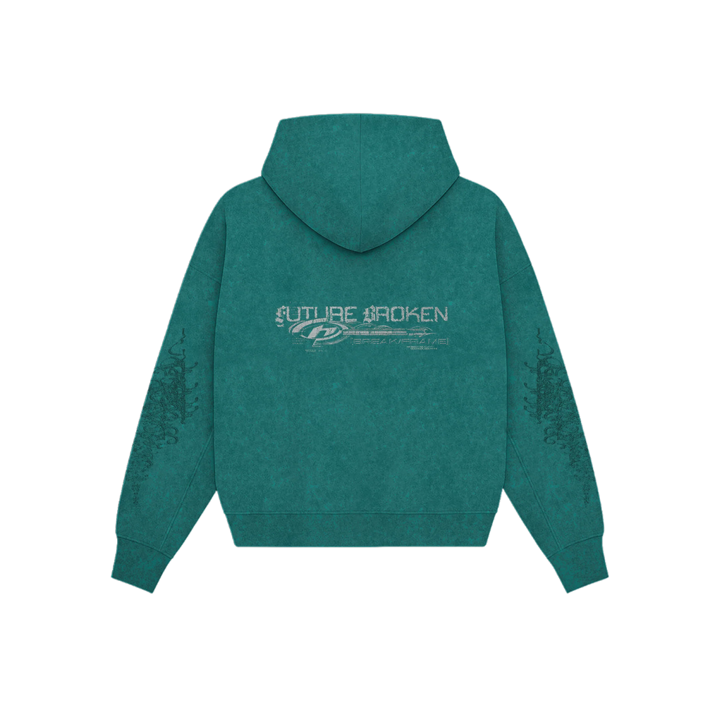 DOBLE ZIP HOODIE BROKEN - HIITOP