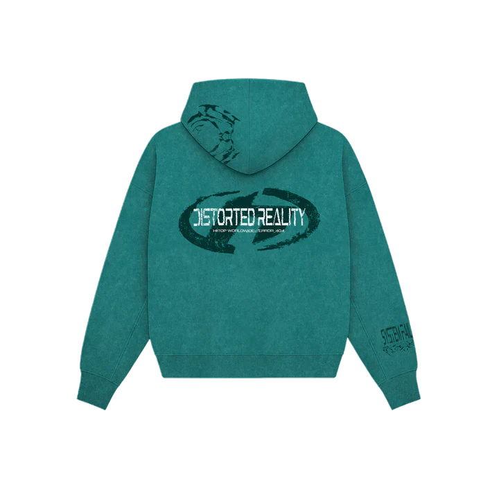 DOBLE ZIP HOODIE DISTORTED REALITY - HIITOP