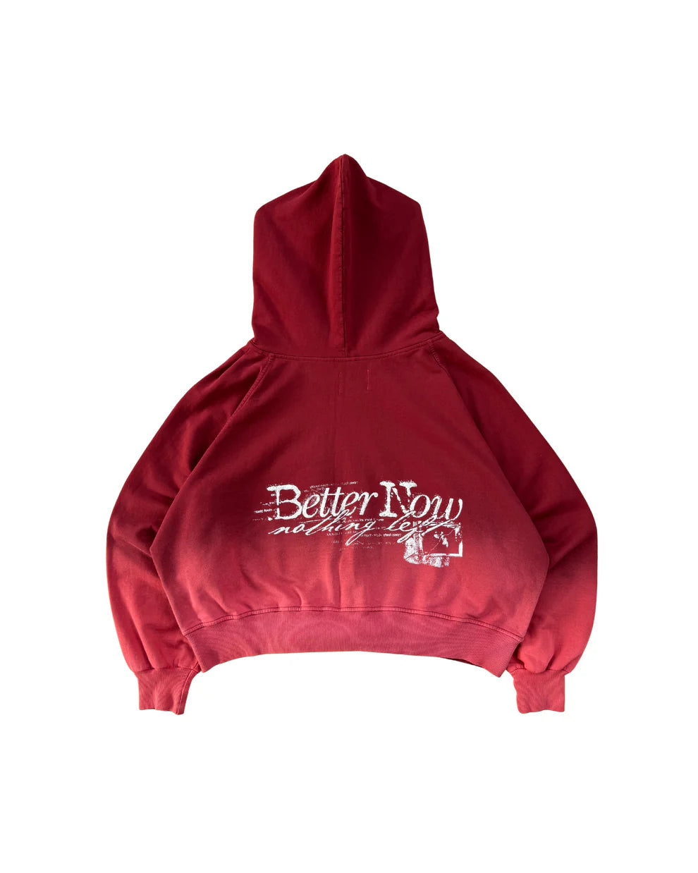 FUCK LOVE RED - ZIP HOODIE BETTER NOW