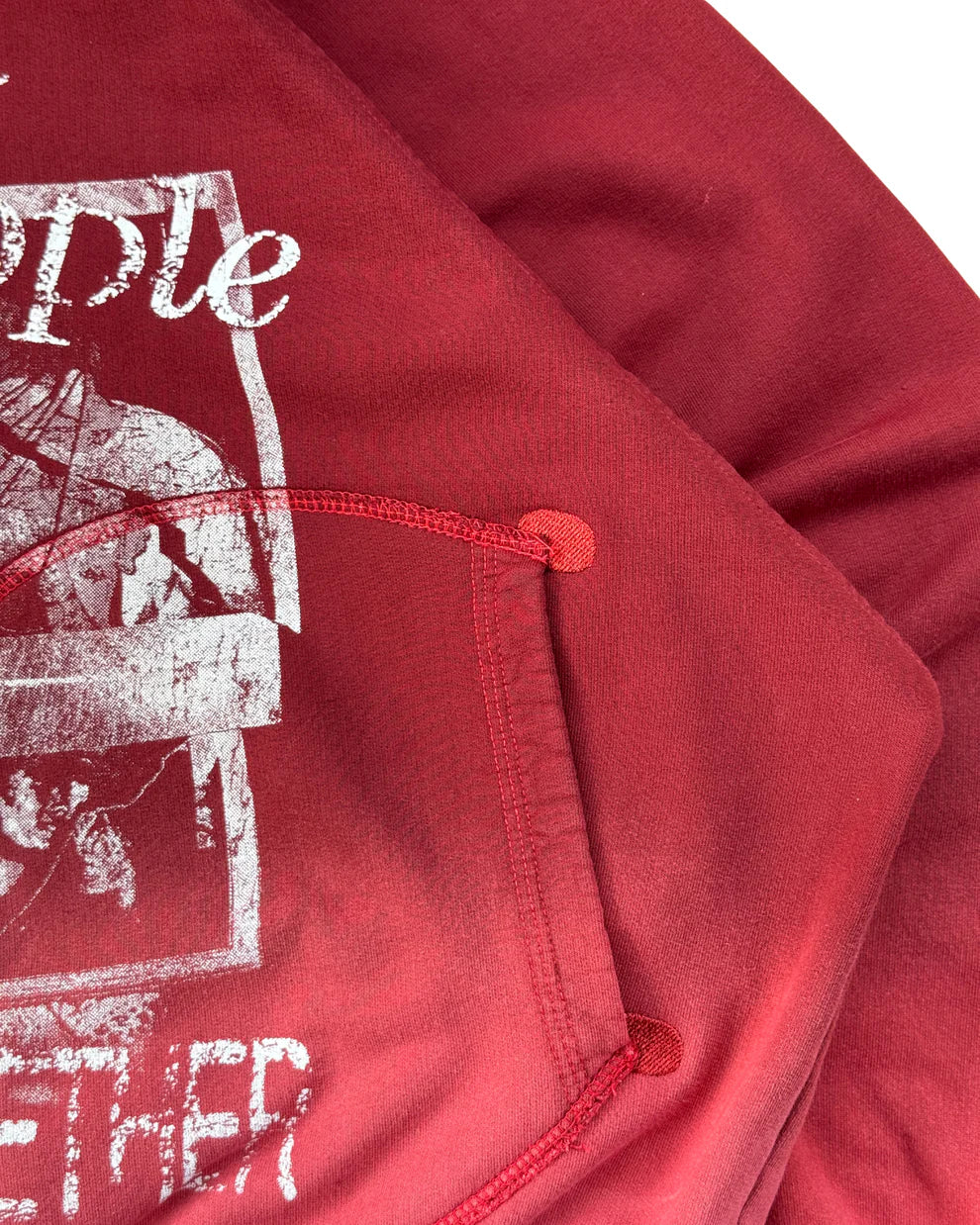 FUCK LOVE RED - ZIP HOODIE BETTER NOW