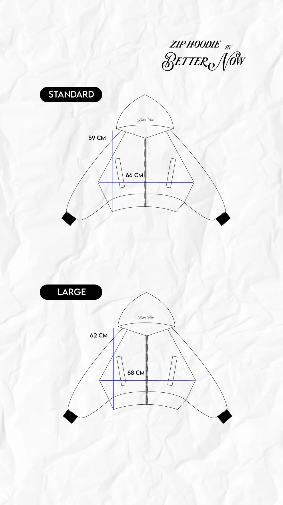 THE EXILIUM ZIP HOODIE - BOXY FIT BETTER NOW