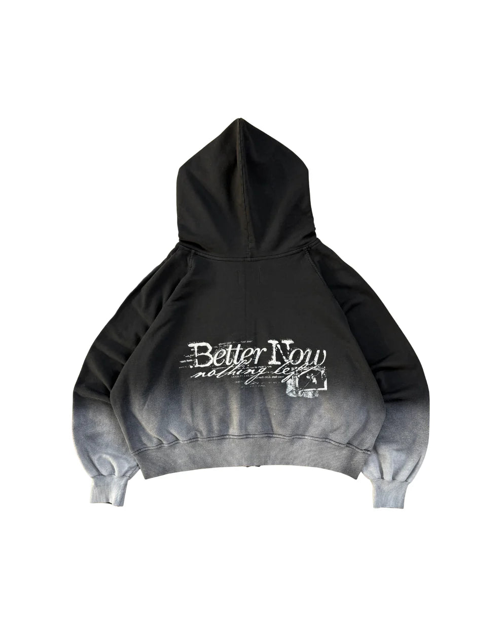 FUCK LOVE BLACK - ZIP HOODIE BETTER NOW