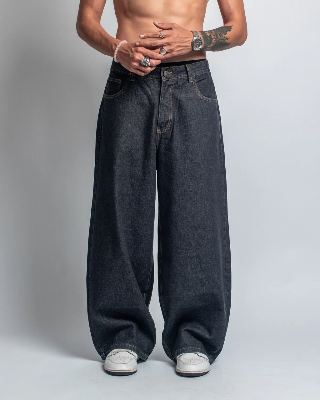 RAW DENIM BLACK H - HIITOP (Copia)