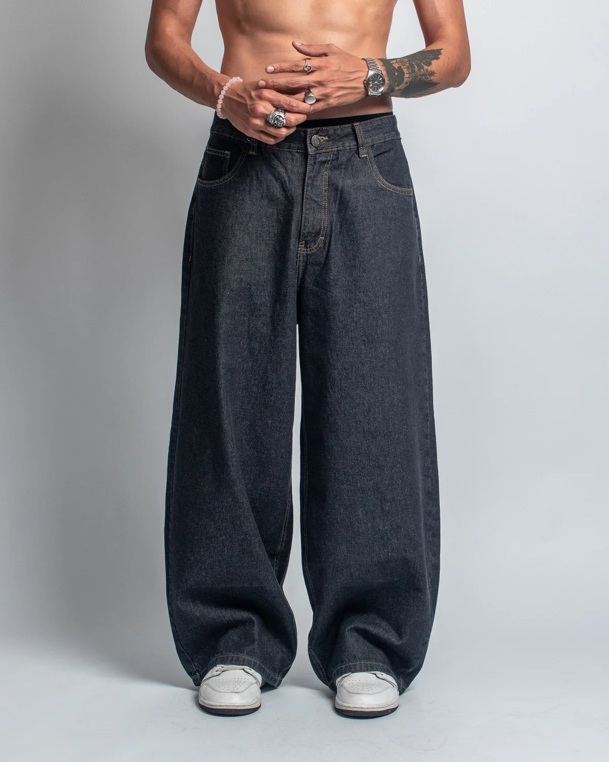 RAW DENIM BLACK H - HIITOP (Copia)