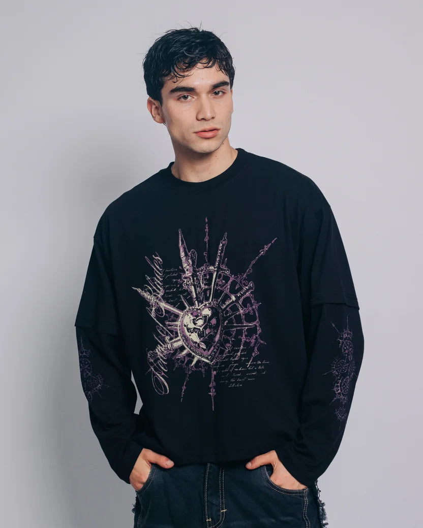 LONG SLEEVE HEART OF BLADES - HIITOP