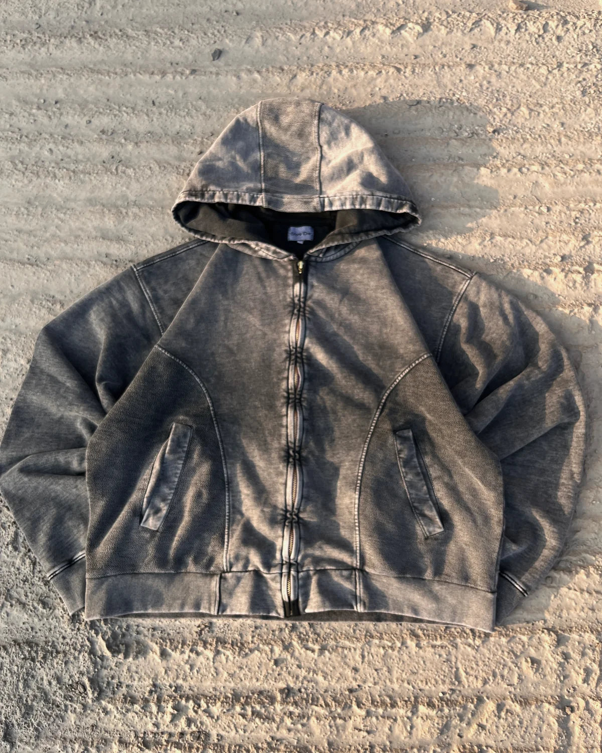 Zip Hoodie Negro- BFORE IDIE