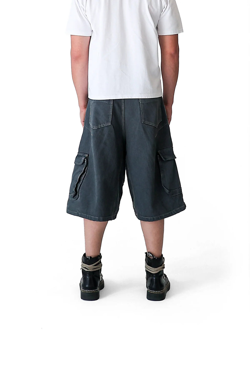 JORT RAW DENIM NOIR - STRAFE