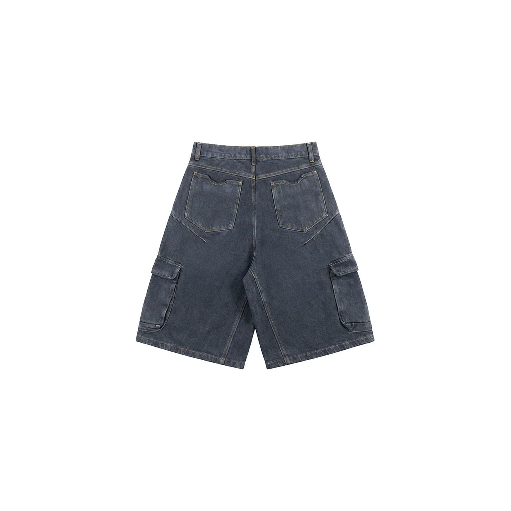 JORT RAW DENIM NOIR - STRAFE