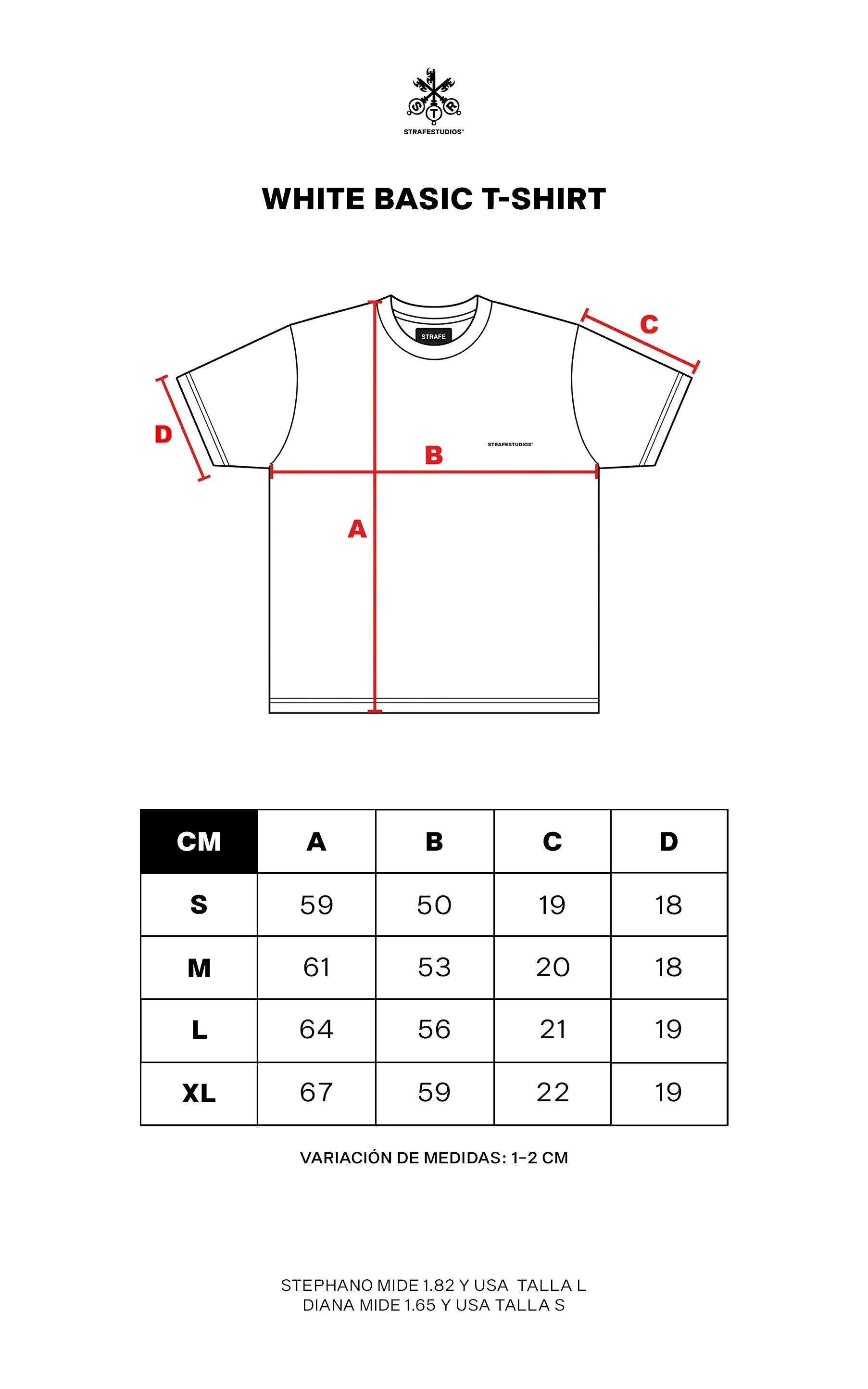 BLACK BASIC T-SHIRT - STRAFE