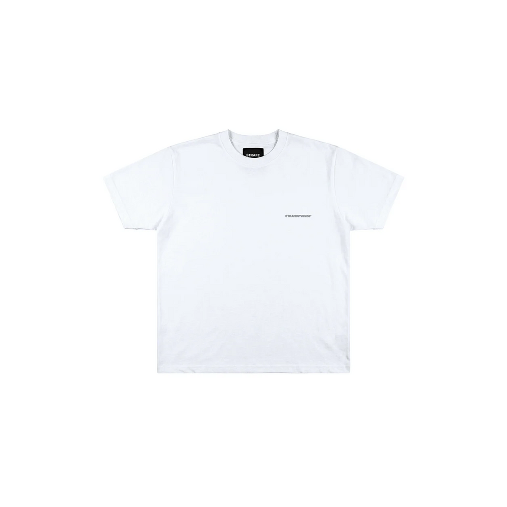 WHITE BASIC T-SHIRT - STRAFE