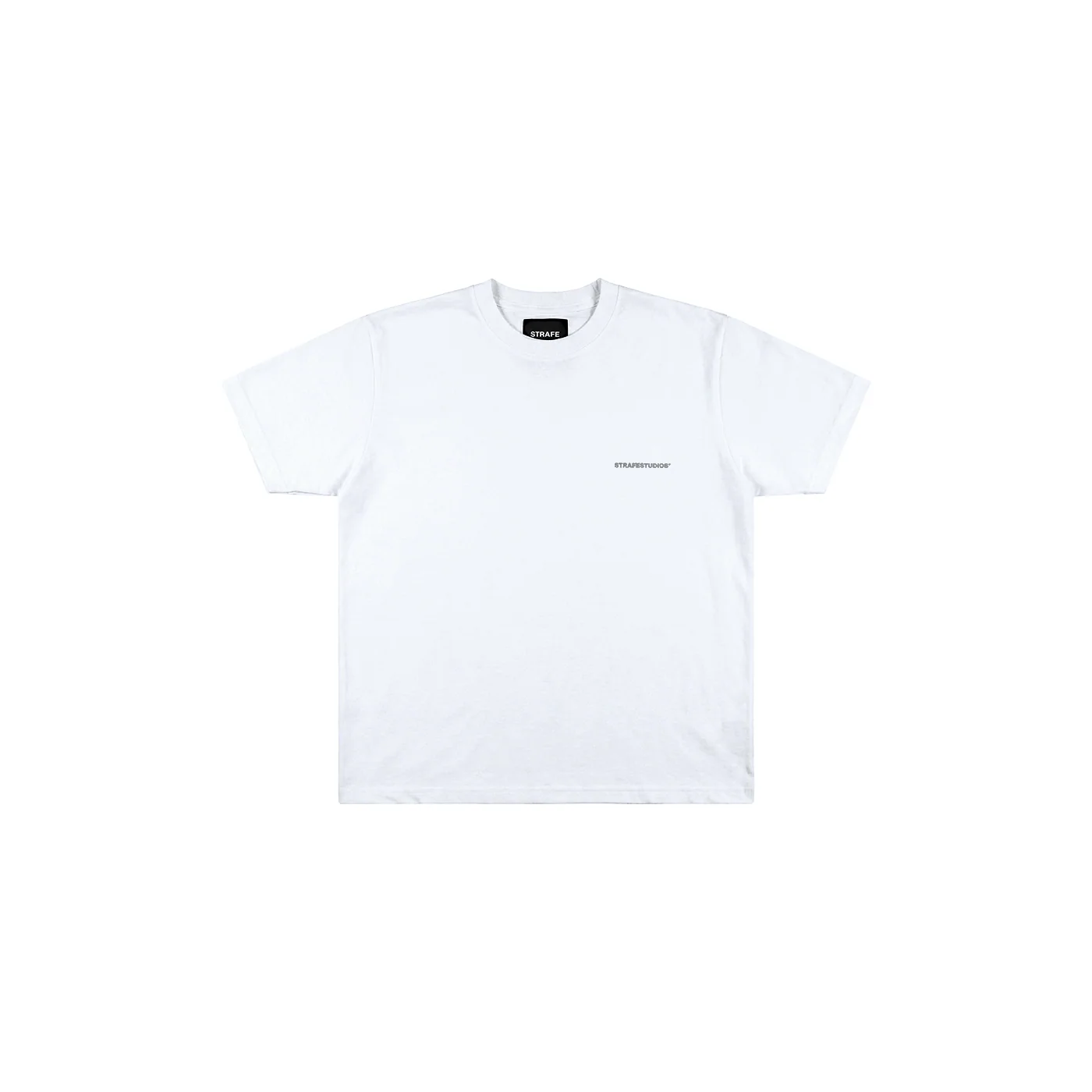 WHITE BASIC T-SHIRT - STRAFE
